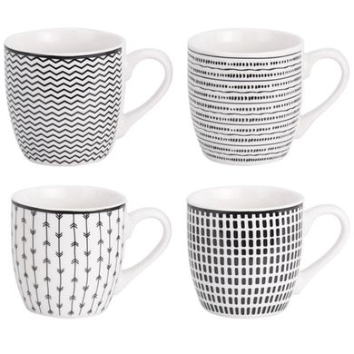 Siaki Collection, kubek porcelanowy, 0,22l, 4 szt.