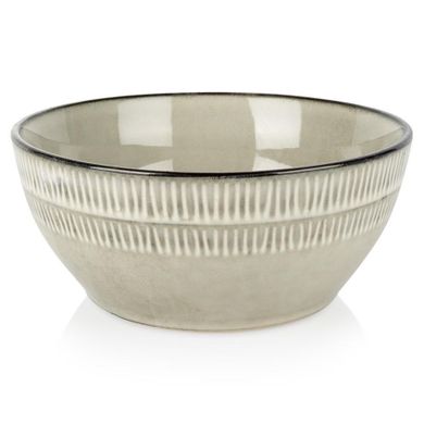 Siaki Collection, miseczka ceramiczna, szara, 16 cm, 750 ml