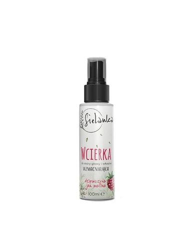 Sielanka, wcierka do skóry głowy i włosów wzmacniająca, dziewczyna jak malina, 100 ml