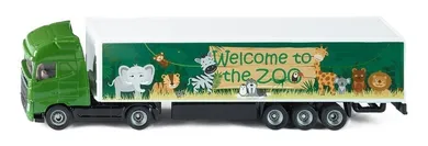 Siku, Ciężarówka z przyczepą, model pojazdu, Welcome to Zoo 1627