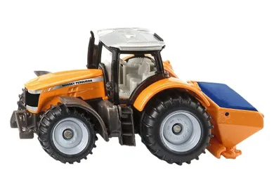 Siku, Magenta, Traktor Massey Ferguson z solarką, model pojazdu