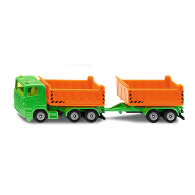 Siku, Orange, ciężarówka z przyczepą, model pojazdu, 1685