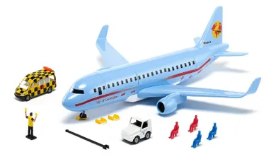 Siku World, Samolot pasażerski z akcesoriami, zestaw, 5402
