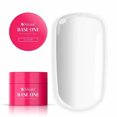 Silcare, Base One Gel, żel budujący do paznokci, clear, 50g