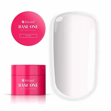 Silcare, Base One Pink, żel budujący do paznokci, 15g