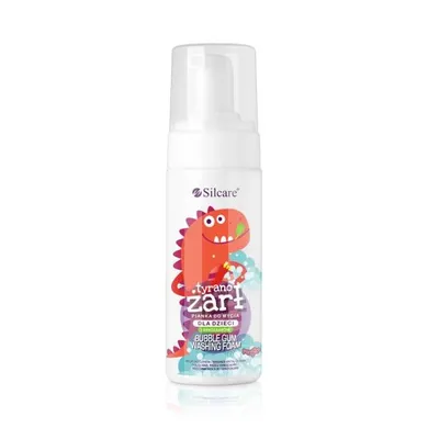 Silcare, Bubble Gum Washing Foam, pianka do mycia dla dzieci, Tyranożarł, 200 ml