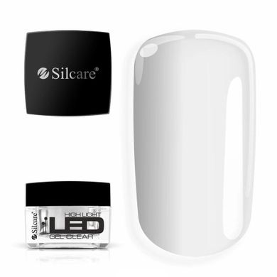 Silcare, High Light LED Gel Clear, jednofazowy żel do paznokci, 30g