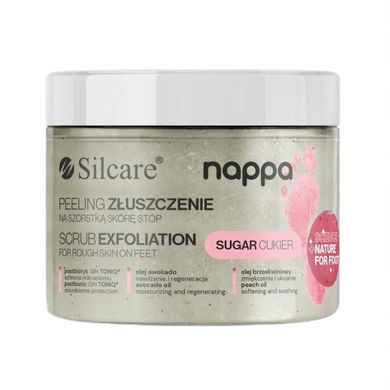 Silcare, Nappa, cukrowy peeling do stóp złuszczenie na szorstką skórę, 350 ml