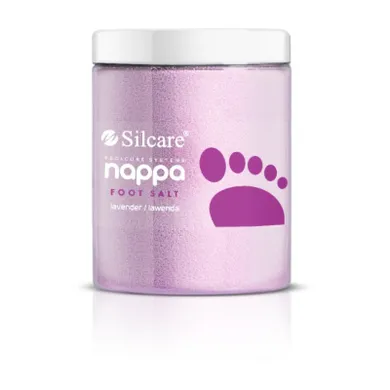 Silcare, Nappa Salt, sól do stóp, lawenda, 1250g