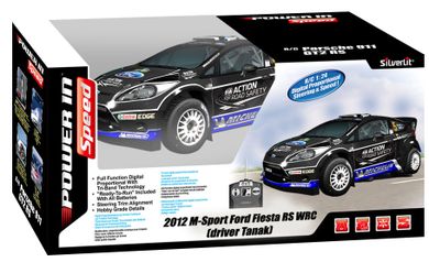 Silverlit, Ford Fiesta M-sport RS WRC, pojazd zdalnie sterowany, 1:24, 82438