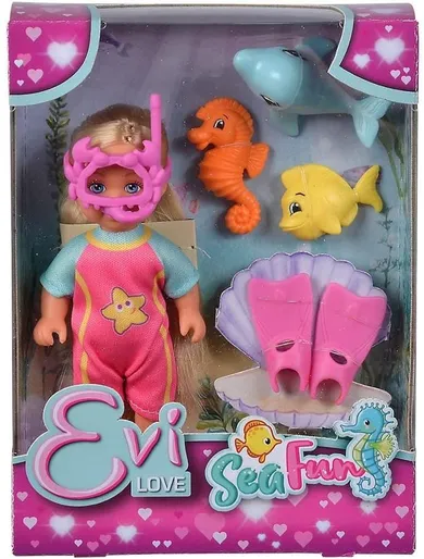 Simba, Evi Love, lalka, morska zabawa