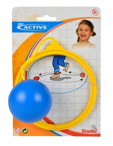 Simba, Hula hoop na kostkę, niebieska, zabawka zręcznościowa