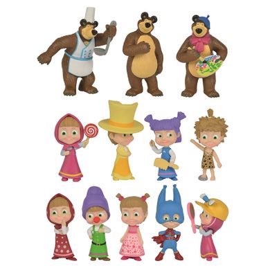 Simba, Masza i Niedźwiedź, figurka, 1 szt.