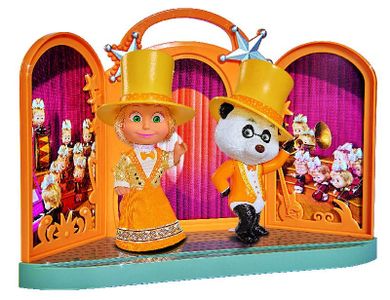 Simba, Masza i Niedźwiedź, Przedstawienie, figurki