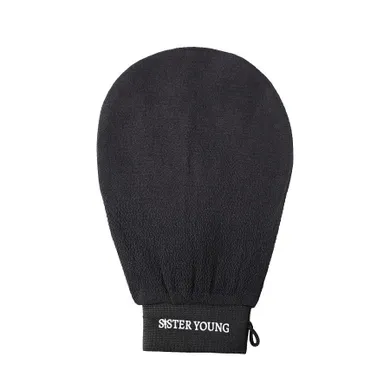 Sister Young, Nova Exfoliating Glove, złuszczająca rękawica do peelingu ciała, Black