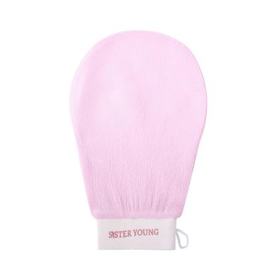Sister Young, Nova Exfoliating Glove, złuszczająca rękawica do peelingu ciała, Pink