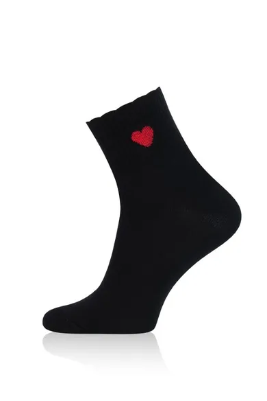 Skarpetki damskie, czarne, Italian Fashion