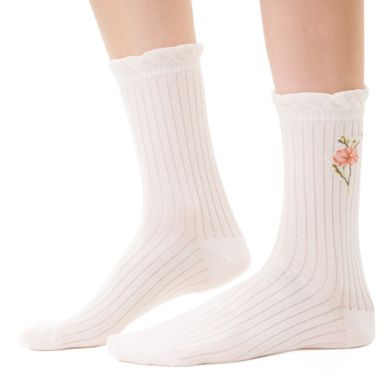 Skarpetki damskie, ecru, Steven