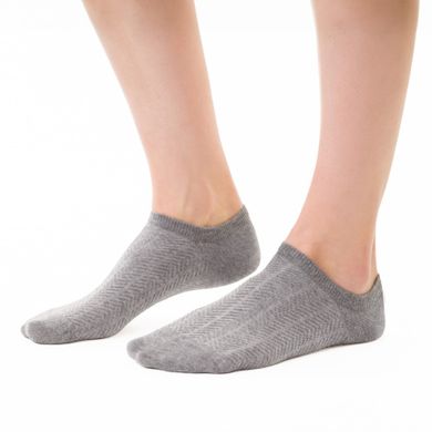 Skarpetki damskie, stopki, szare, Steven