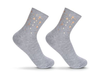 Skarpetki damskie, szare, Be Snazzy