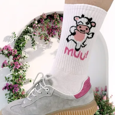 Skarpetki dziecięce, białe, Milusie