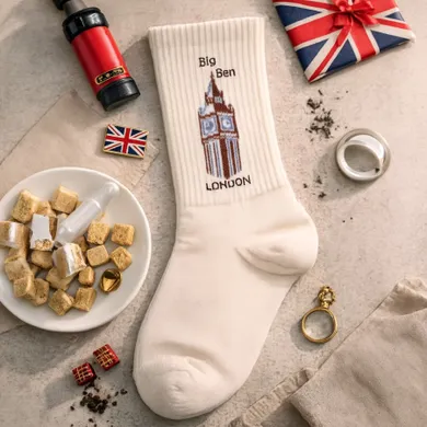 Skarpetki dziecięce, ecru, Milusie