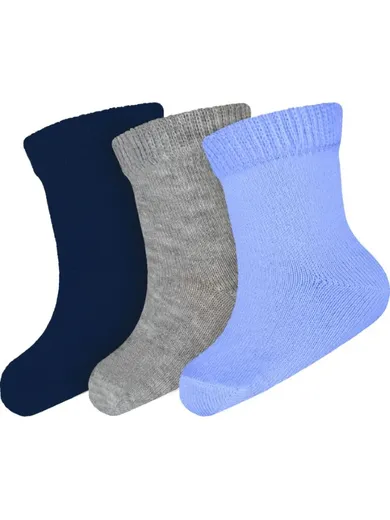 Skarpetki dziecięce, mix, zestaw, 3 szt., Milusie