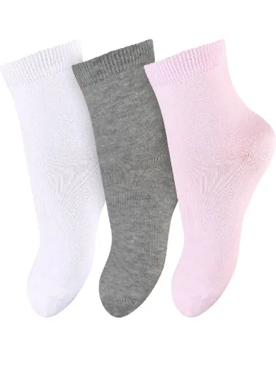 Skarpetki dziecięce, mix, zestaw, 3 szt., Milusie