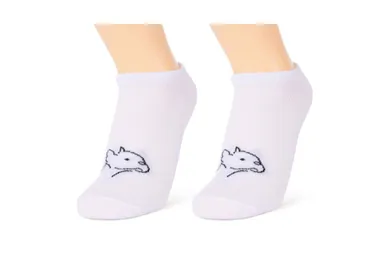 Skarpetki dziecięce, stopki, białe, Be Snazzy