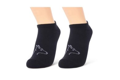 Skarpetki dziecięce, stopki, czarne, Be Snazzy