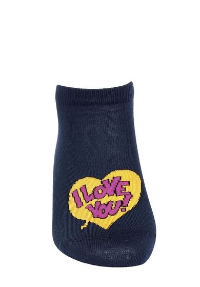 Skarpetki dziecięce, stopki, granatowe, Wola