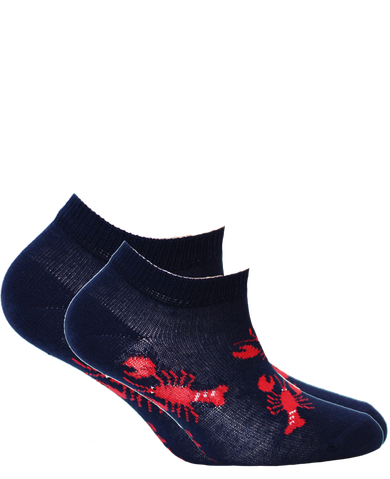 Skarpetki dziecięce, stopki, granatowe, Wola