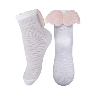 Skarpetki dziewczęce, białe, Milusie