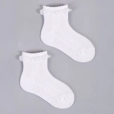 Skarpetki dziewczęce, białe, Yoclub