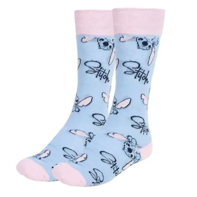 Skarpetki dziewczęce, niebieskie, Lilo i Stitch, Cerda