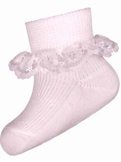 Skarpetki dziewczęce, różowe, Milusie