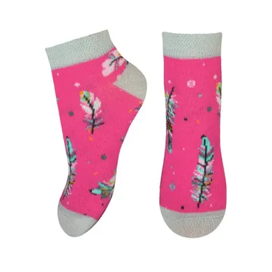 Skarpetki dziewczęce, różowe, Milusie