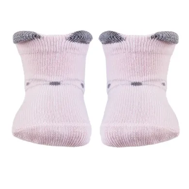 Skarpetki dziewczęce, stopki, różowe, Be Snazzy
