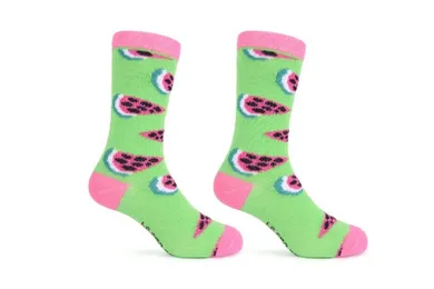 Skarpetki dziewczęce, zielone, Be Snazzy