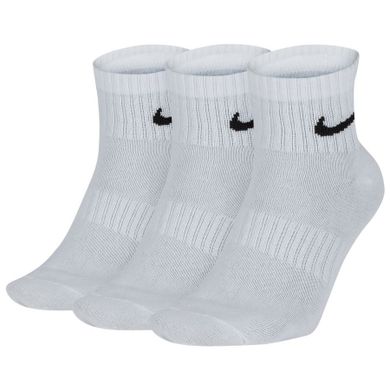 Skarpetki męskie, białe, zestaw, 3 szt., Nike Everyday Lightweight Ankle