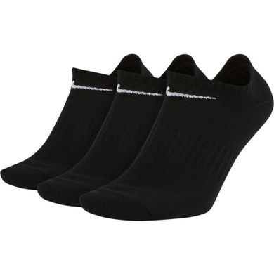 Skarpetki męskie, czarne, zestaw, 3 szt., Nike Everyday Lightweigt