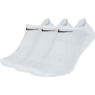 Skarpetki męskie, stopki, białe, zestaw, 3 szt., Nike