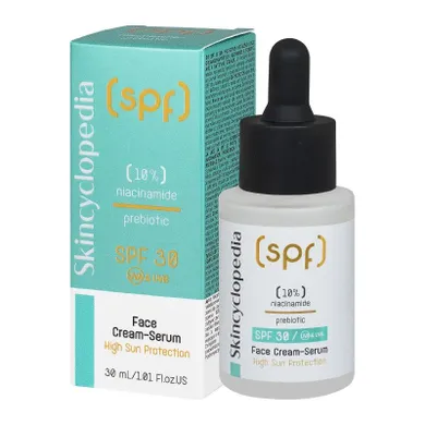 Skincyclopedia, krem-serum do twarzy przeciw niedoskonałościom SPF30, 30 ml