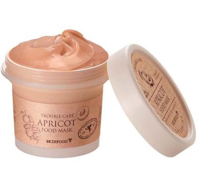 Skinfood, Apricot Food Mask, oczyszczająco-łagodząca maska z ekstraktem z brzoskwini, 120 g