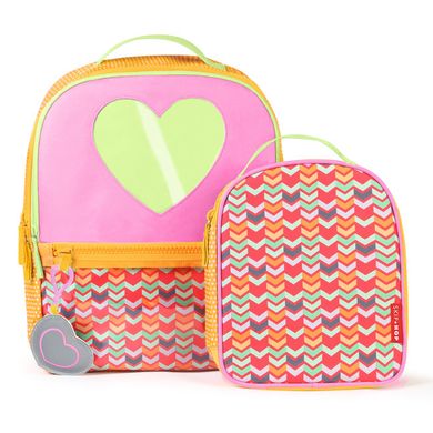 Skip Hop, Forget Me Not, Serce, plecak i lunchbox, zestaw