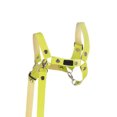 Skippi, Hobby Horse, kantar + wodze z ekoskóry dla konika na kiju, jasna zieleń