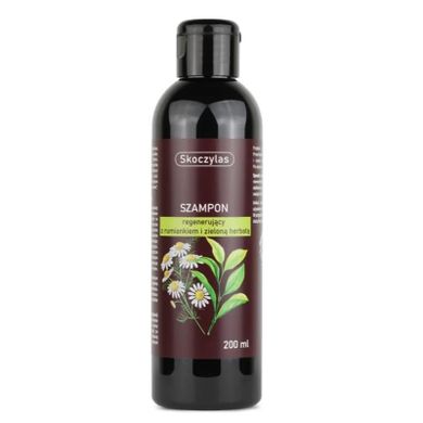 Skoczylas, szampon regenerujący z rumiankiem i zieloną herbatą, 200 ml
