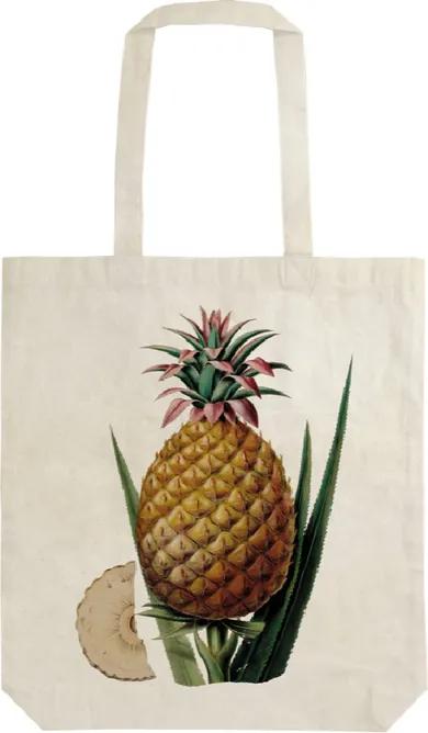 Skona Ting, torba bawełniana na ramię, szoperka, ananas