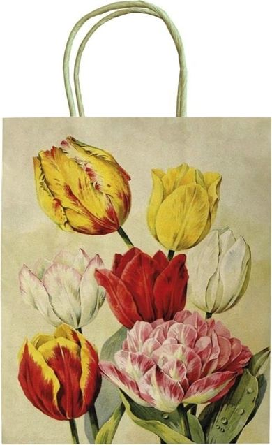 Skona Ting, torebka prezentowa, A5, Tulipany