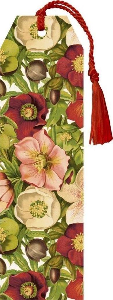 Skona Ting, zakładka do książki ze wstążką, Ciemierniki